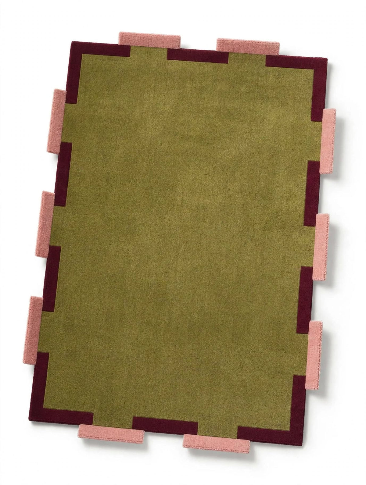 Miggi Green Hand Tufted Indian Wool Rug