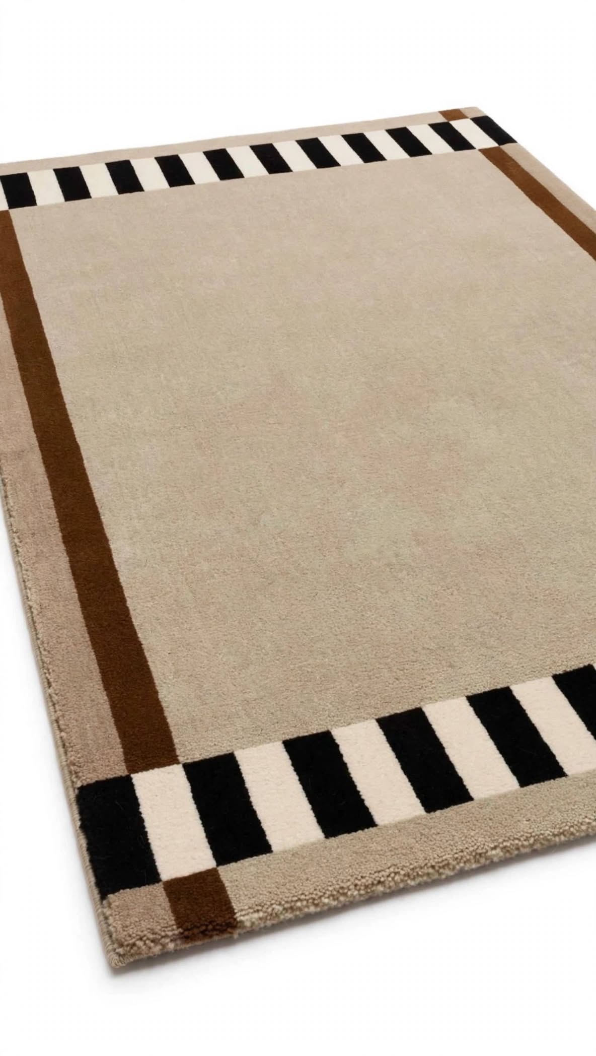 Aibele Hand Tufted Indian Wool Rug