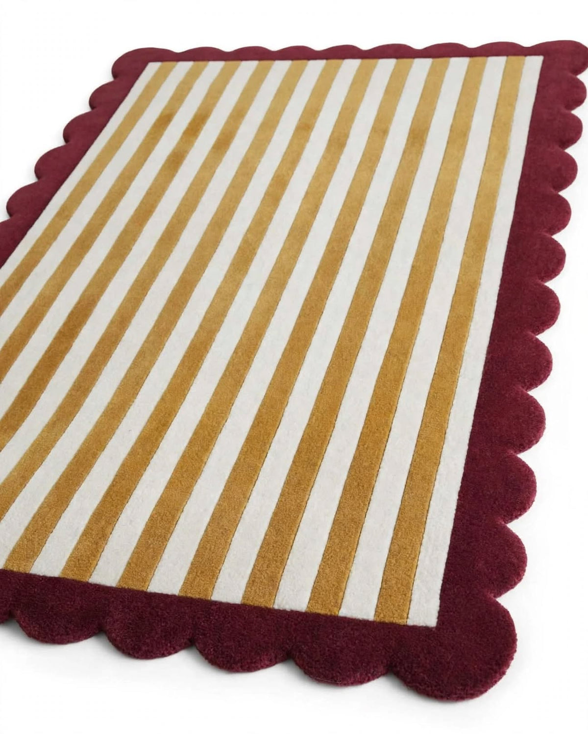 Line Hand Tufted Indian Wool Rug