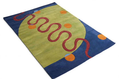 Elaa Modern Hand Tufted Indian Wool Rug