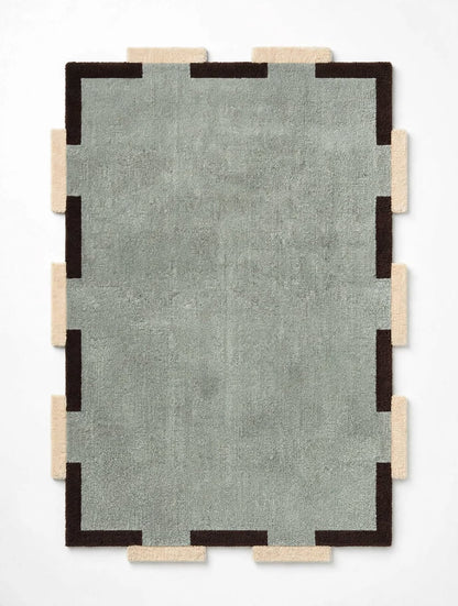 Miggi Sage Green Hand Tufted Indian Wool Rug