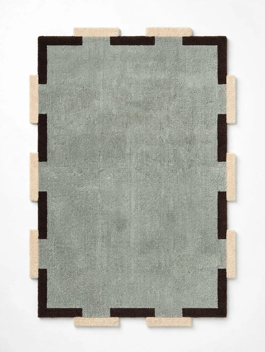 Miggi Sage Green Hand Tufted Indian Wool Rug