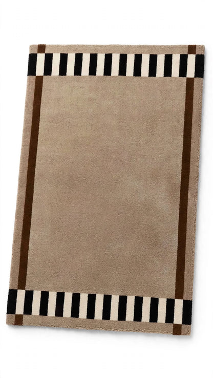 Aibele Hand Tufted Indian Wool Rug
