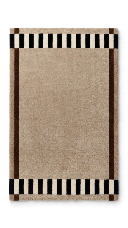Aibele Hand Tufted Indian Wool Rug