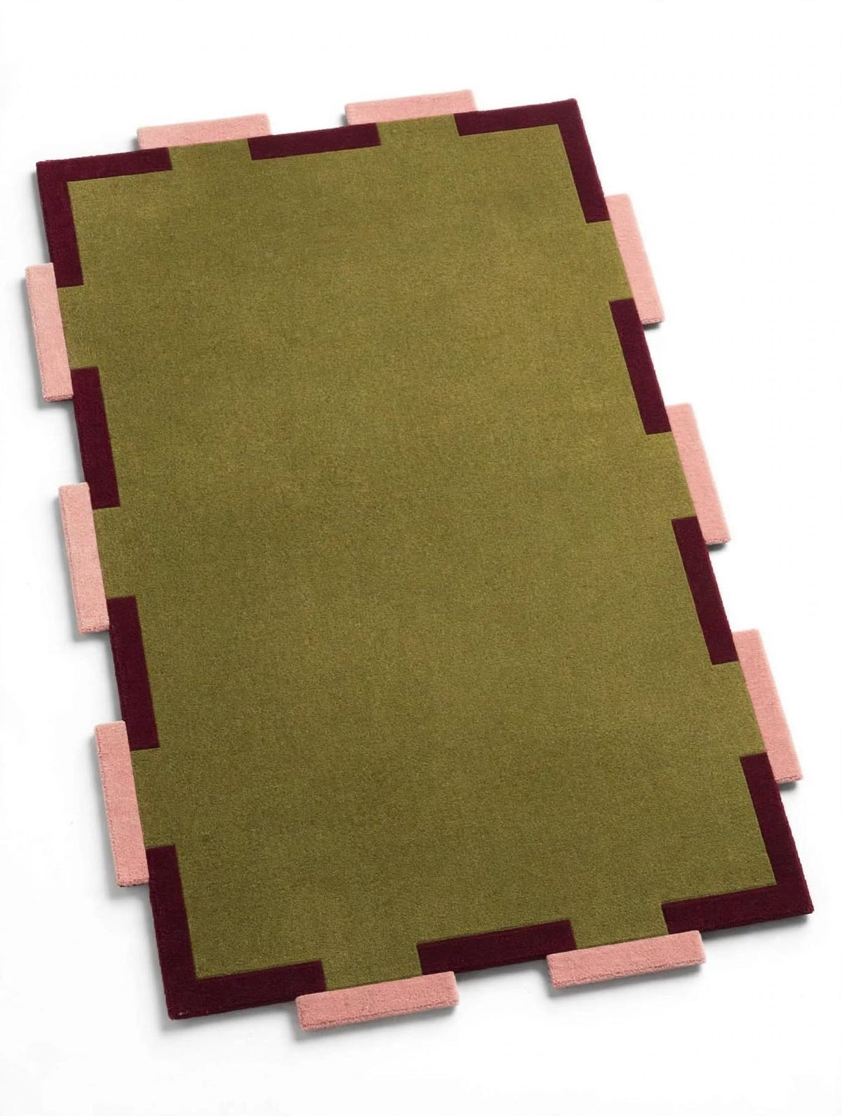 Miggi Green Hand Tufted Indian Wool Rug