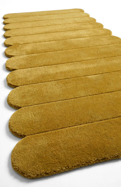 Silva Gold Hand Tufted Indian Wool Rug