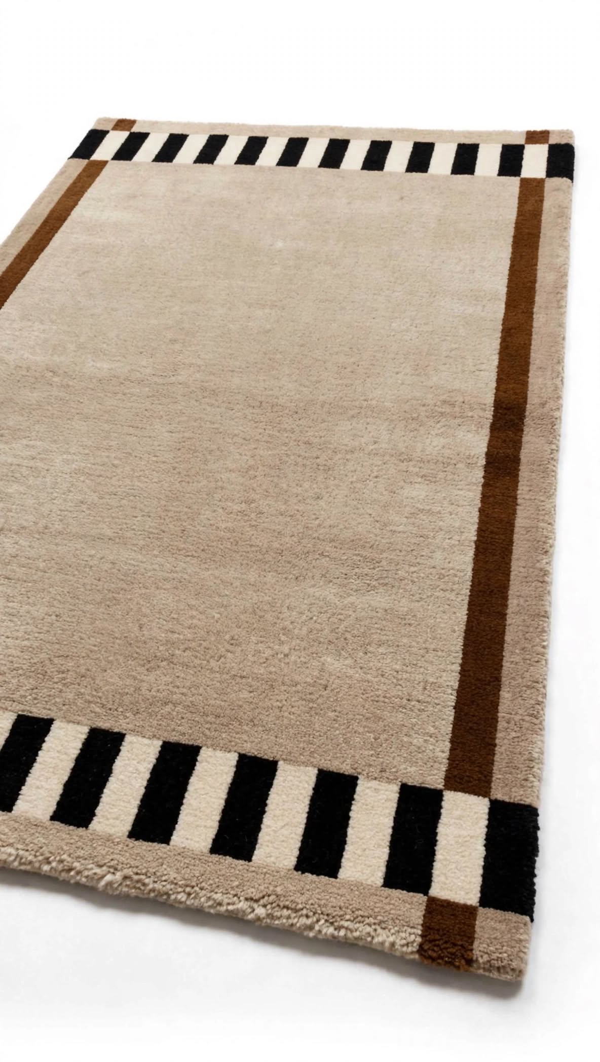 Aibele Hand Tufted Indian Wool Rug