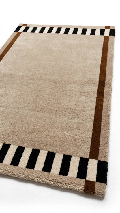 Aibele Hand Tufted Indian Wool Rug