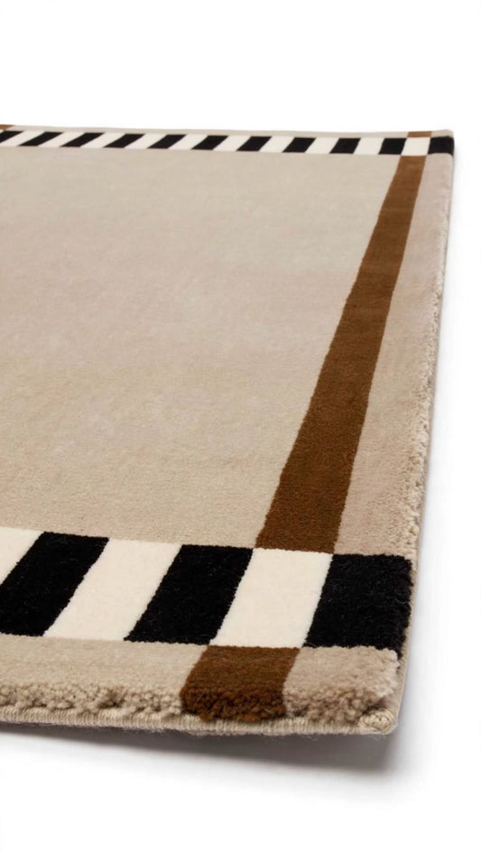 Aibele Hand Tufted Indian Wool Rug