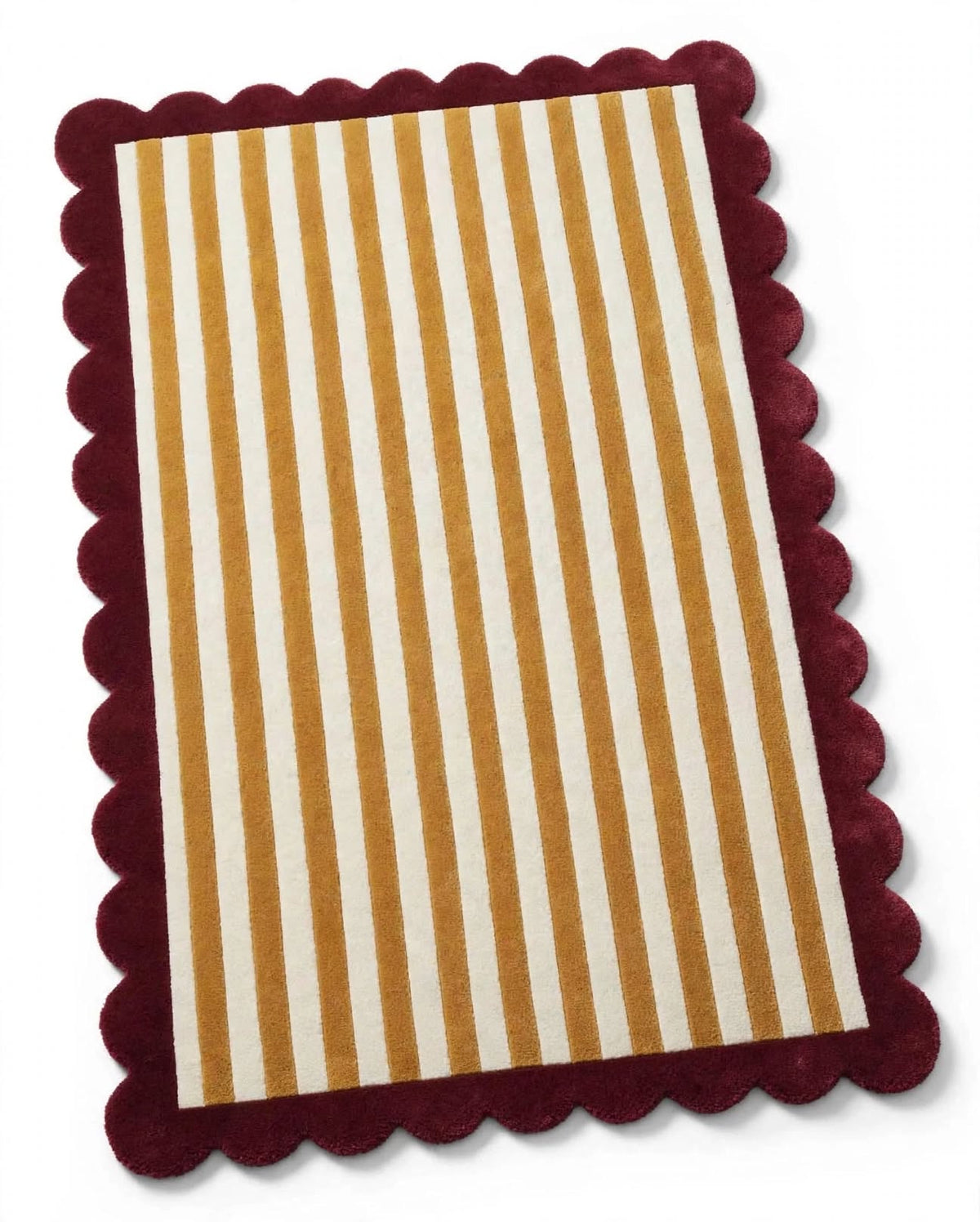 Line Hand Tufted Indian Wool Rug