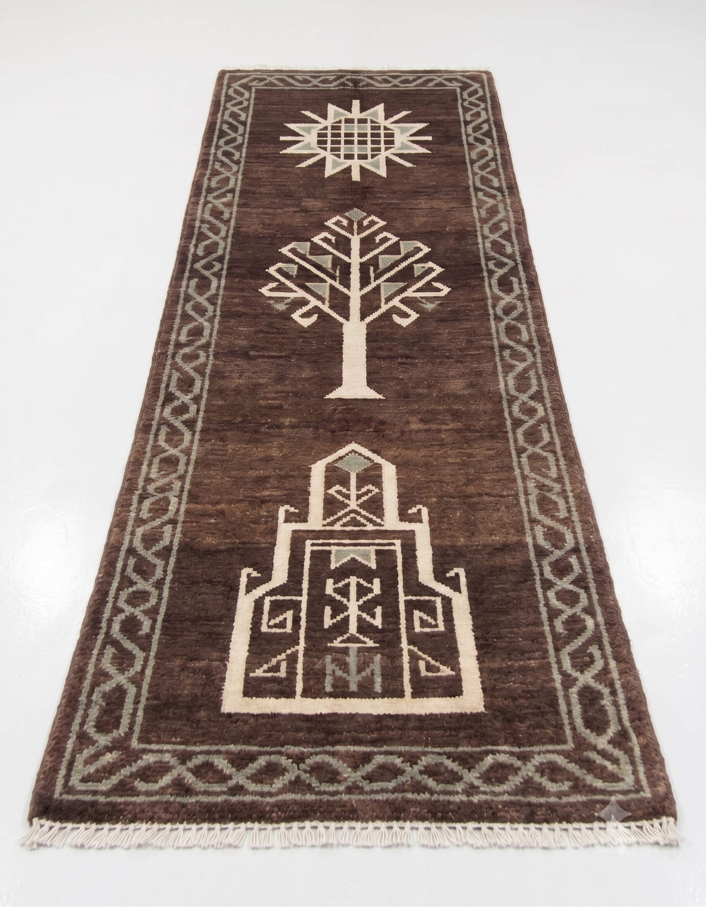 Bower Hand Knotted Wool Runner Rug