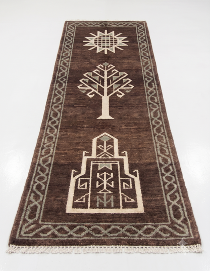 Bower Hand Knotted Wool Runner Rug