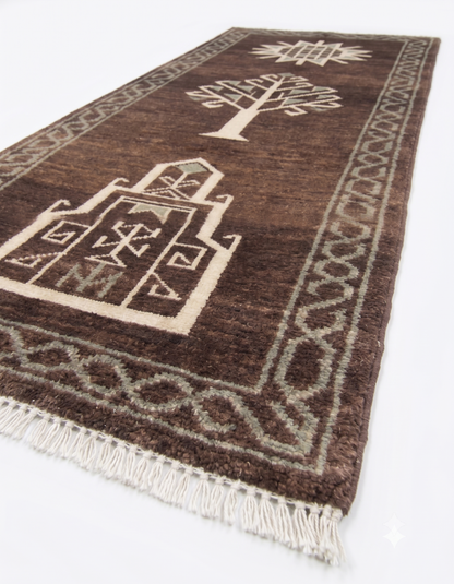 Bower Hand Knotted Wool Runner Rug