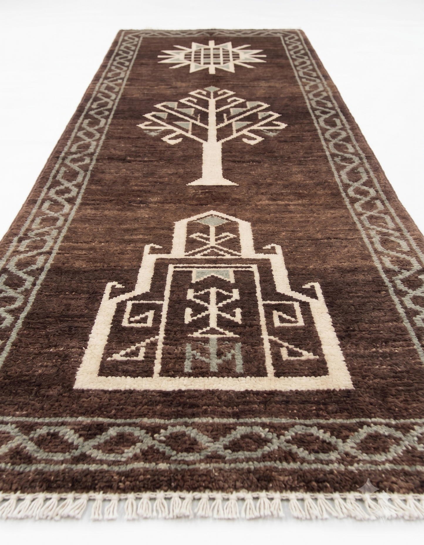 Bower Hand Knotted Wool Runner Rug