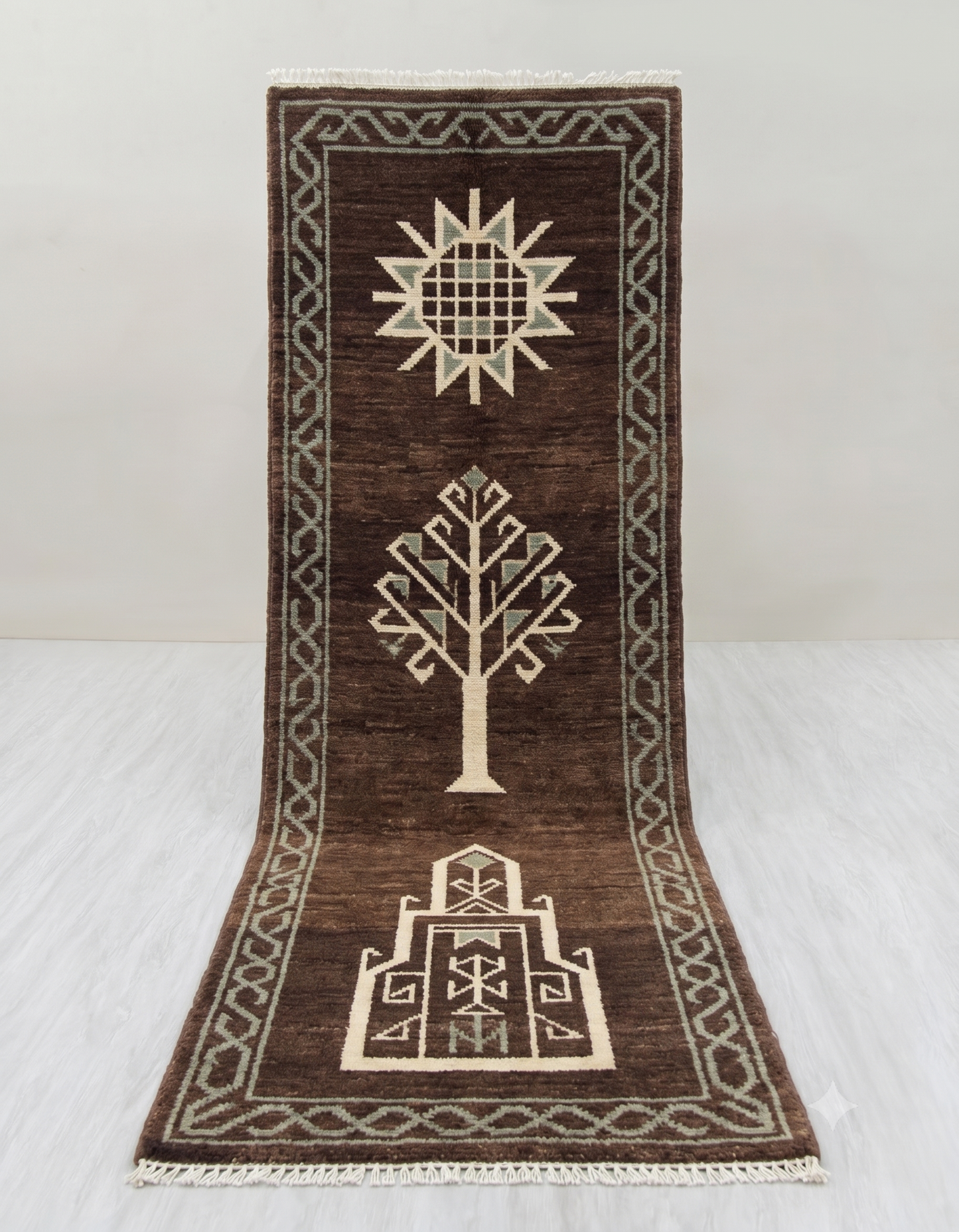 Bower Hand Knotted Wool Runner Rug