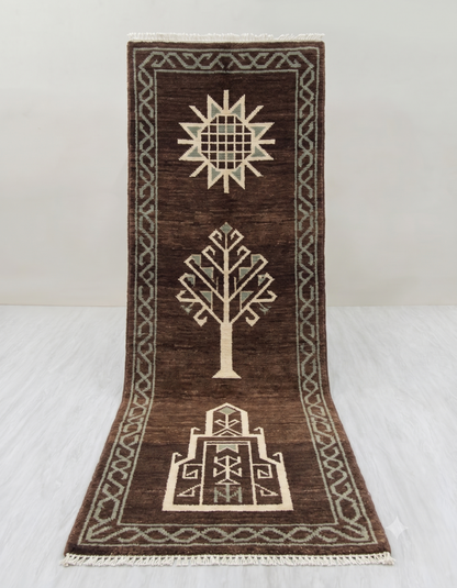 Bower Hand Knotted Wool Runner Rug