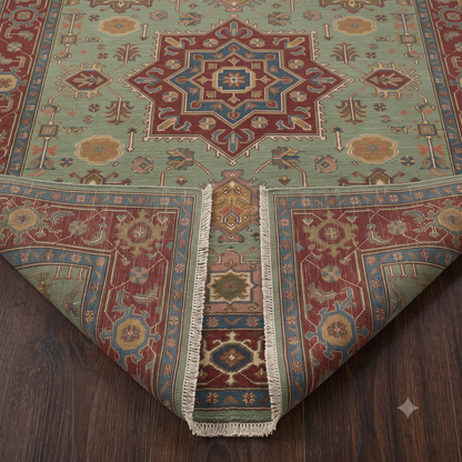 Muglai Traditional Hand Knotted Wool Rug