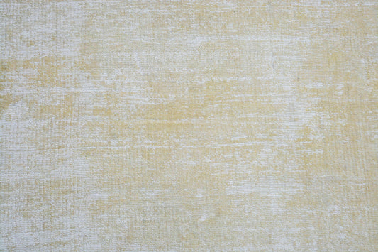 close view of ILY beige wool & silk rug
