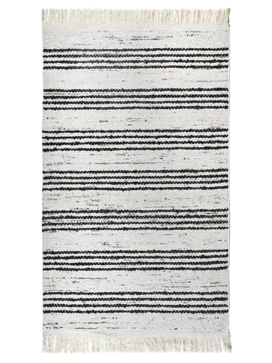Hoiso Strip Hand Woven Jute Rug