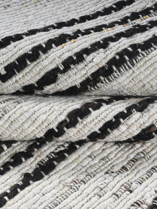 Hoiso Strip Hand Woven Jute Rug