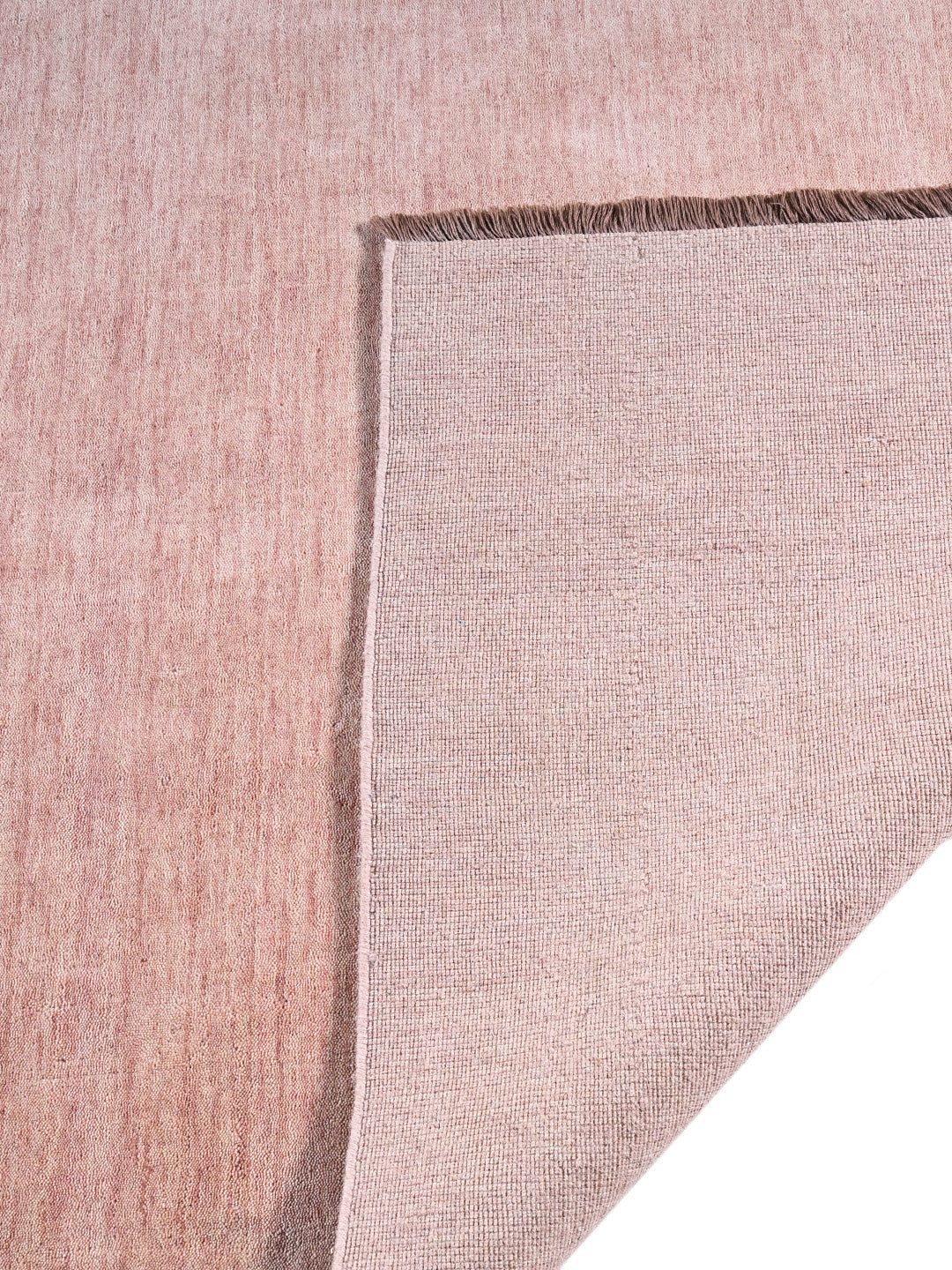Textreme Pink Handloom Wool Rug