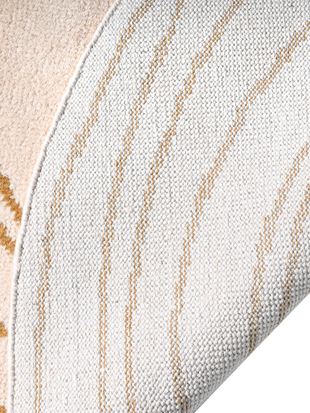 Astre Whirl Hand Knotted Round Wool Rug
