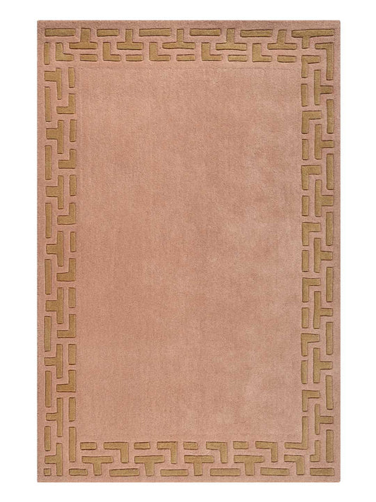The Pink Hand Tufted Wool Rug