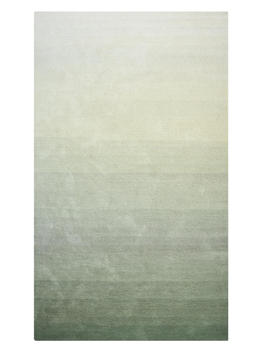 Ombre Green Hand Tufted Wool Rug