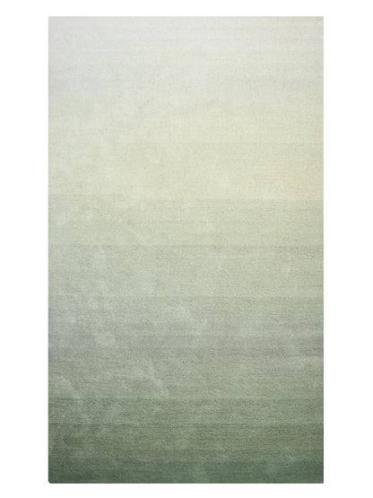 Ombre Green Hand Tufted Wool Rug