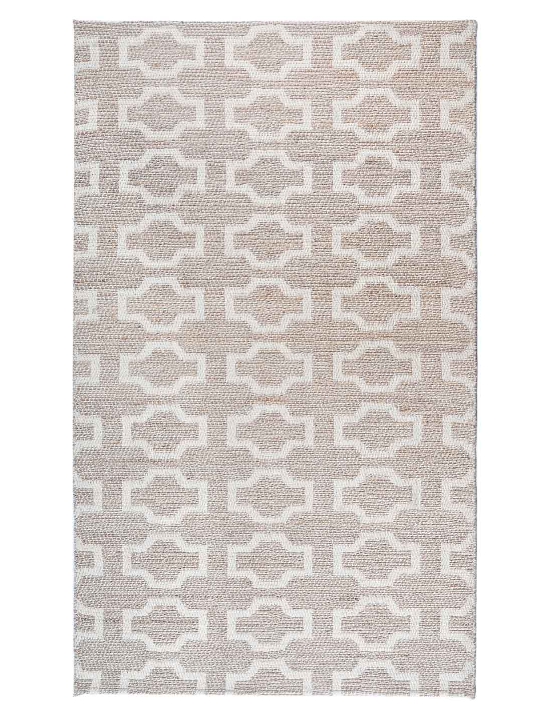 Sahad Pattern Hand Woven Jute Rug