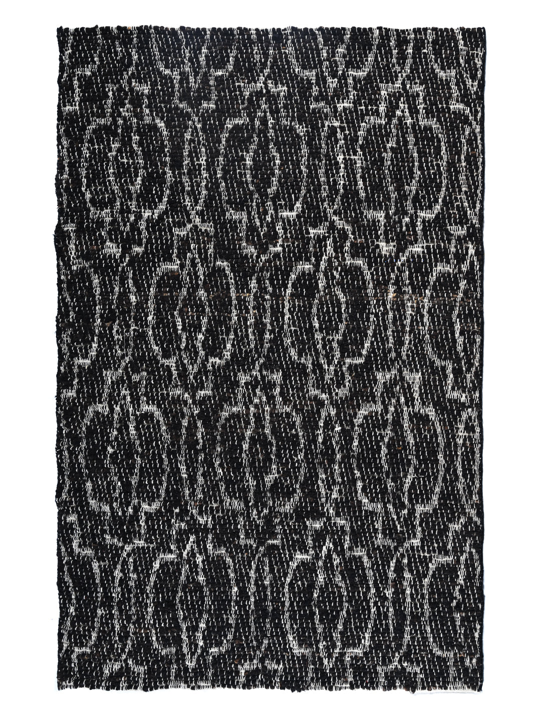 Biko Black Hand Woven Jute Rug