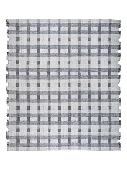 Floring Grey Handloom Wool Rug