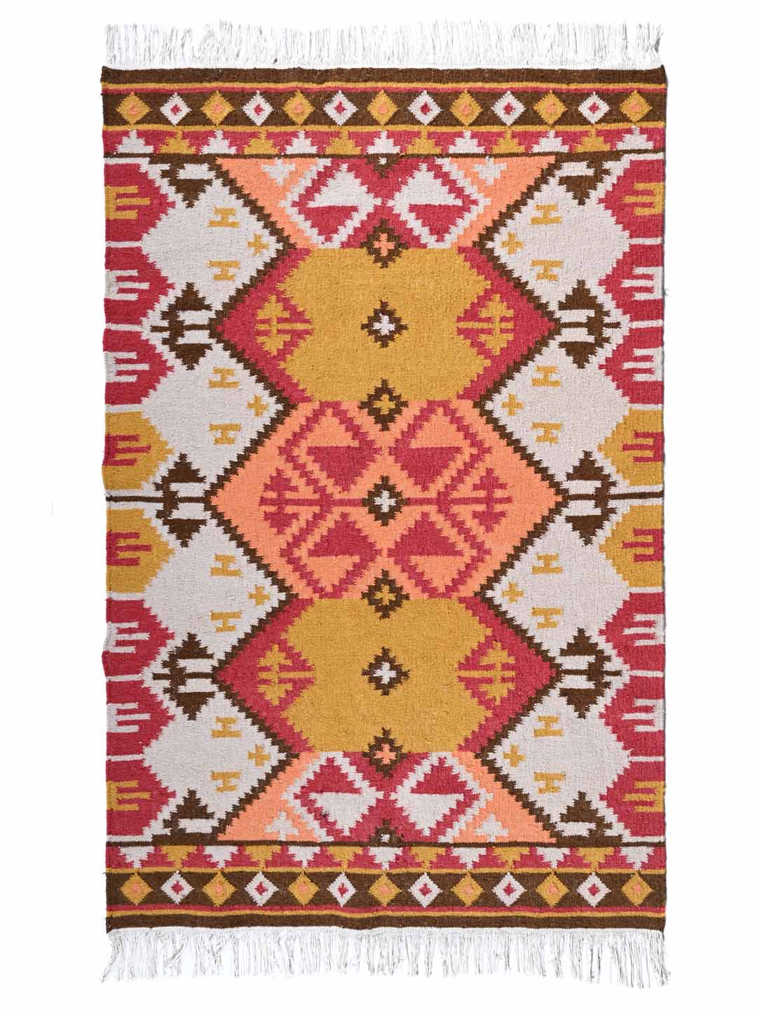 Sitlas Handwoven Wool Dhurrie Rug