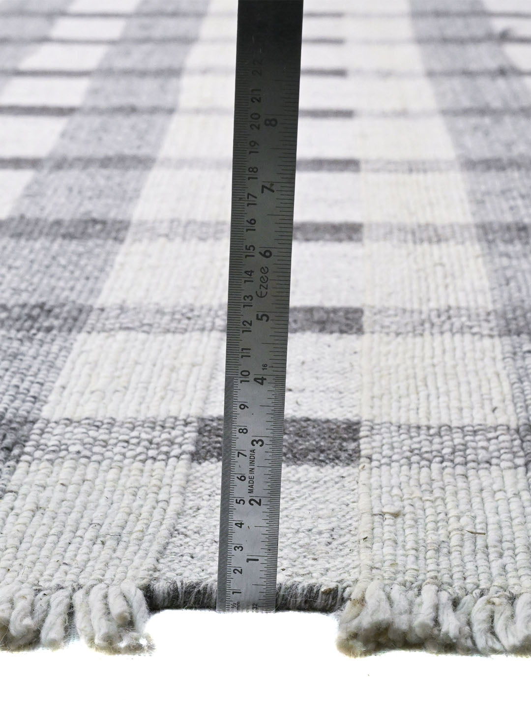 Floring Grey Handloom Wool Rug