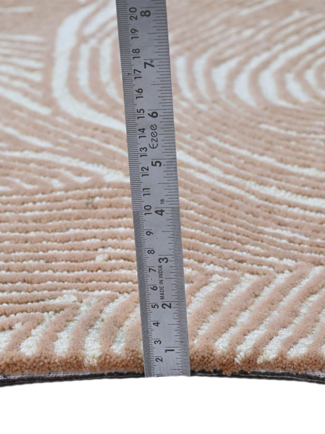 Hi-Low Hand Tufted Shaped Wool Rug