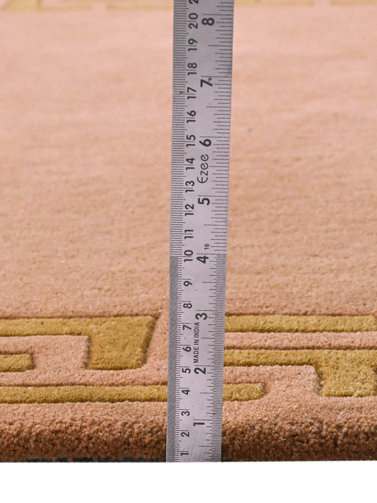 The Pink Hand Tufted Wool Rug
