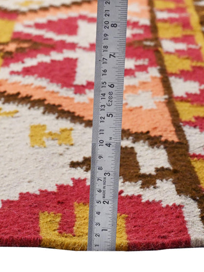 Sitlas Handwoven Wool Dhurrie Rug