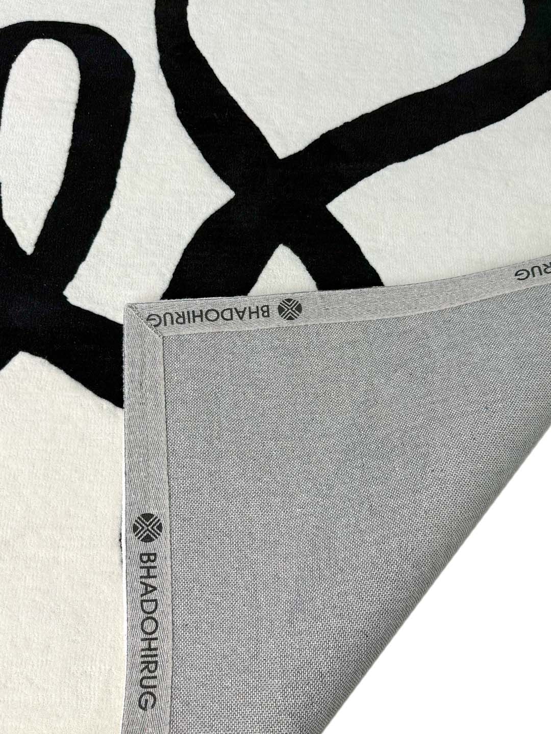 Bisa Black NZ Wool Hand Tufted Rug