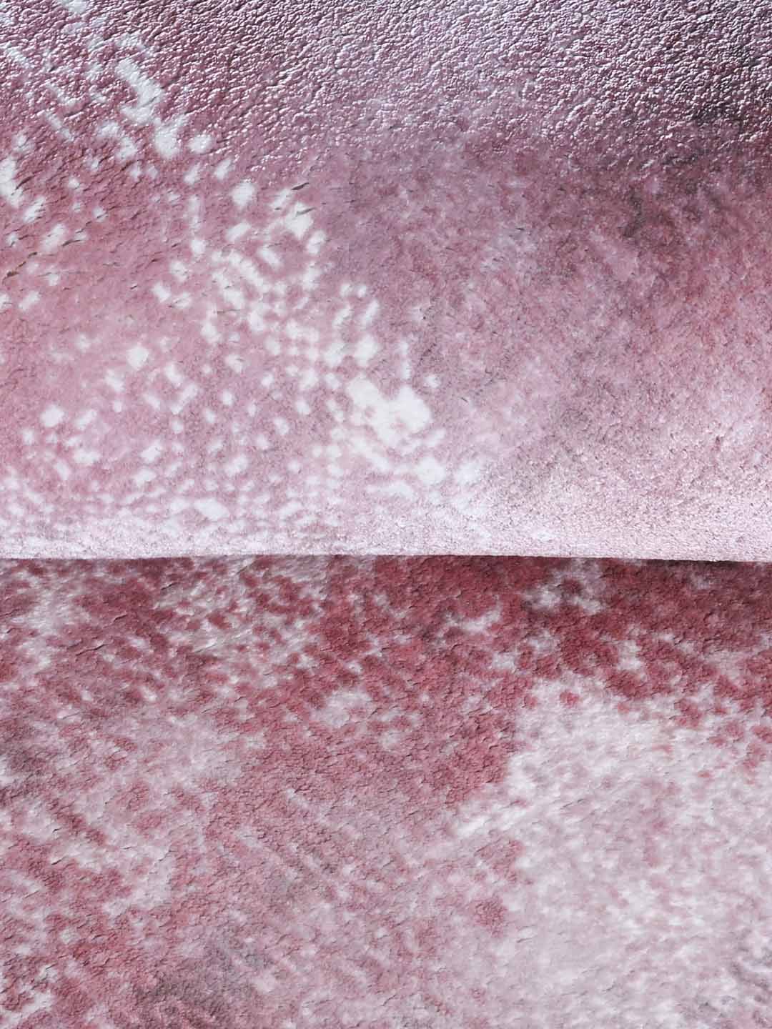 Eatsby Blush Pink Abstract Hand Tufted Viscose Rug