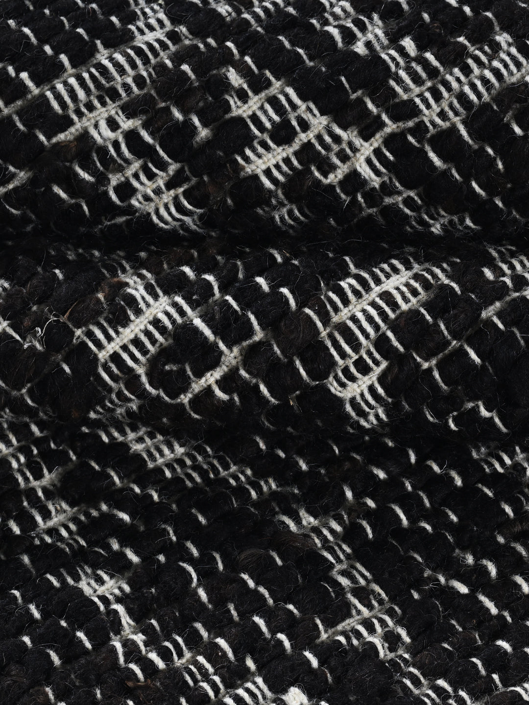 Biko Black Hand Woven Jute Rug