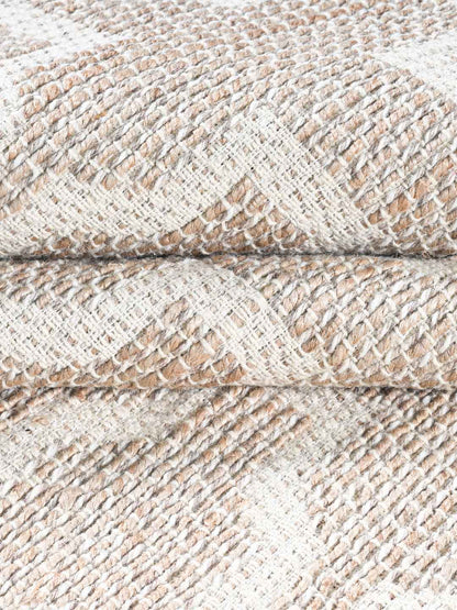 Sahad Pattern Hand Woven Jute Rug
