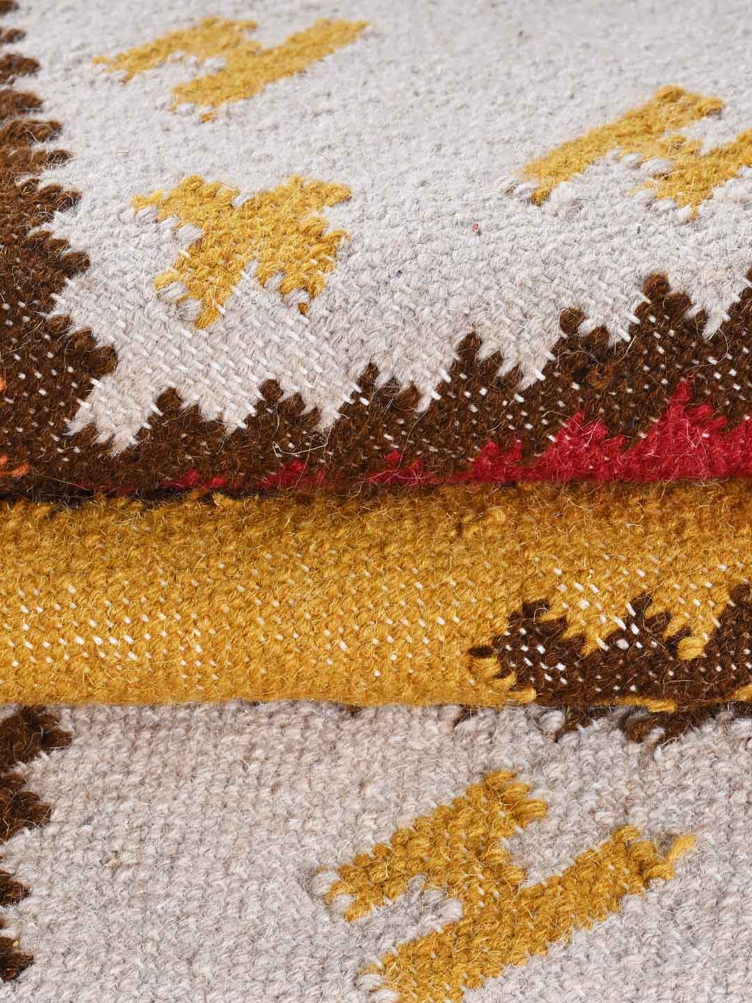 Sitlas Handwoven Wool Dhurrie Rug