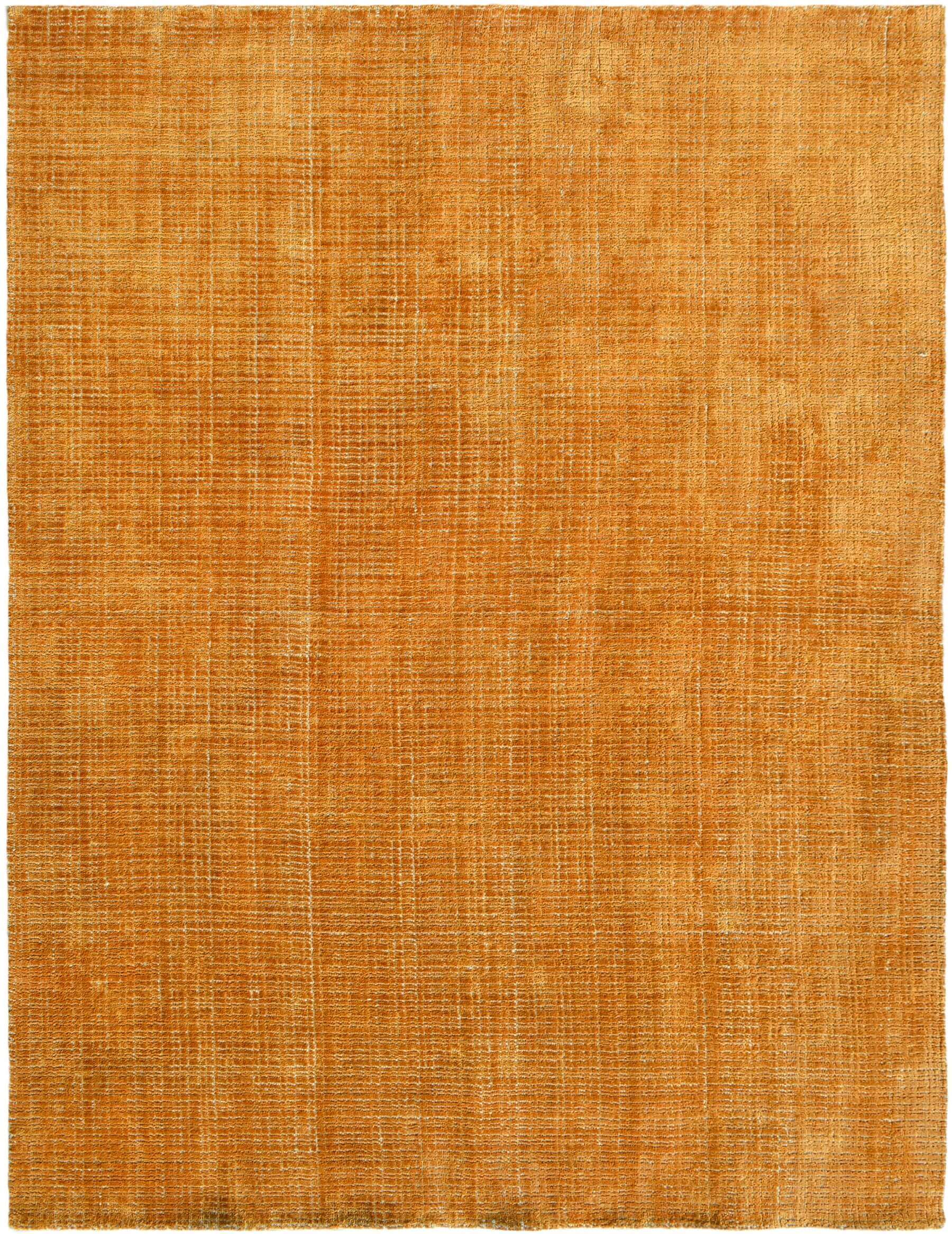 amber wool and silk area rug