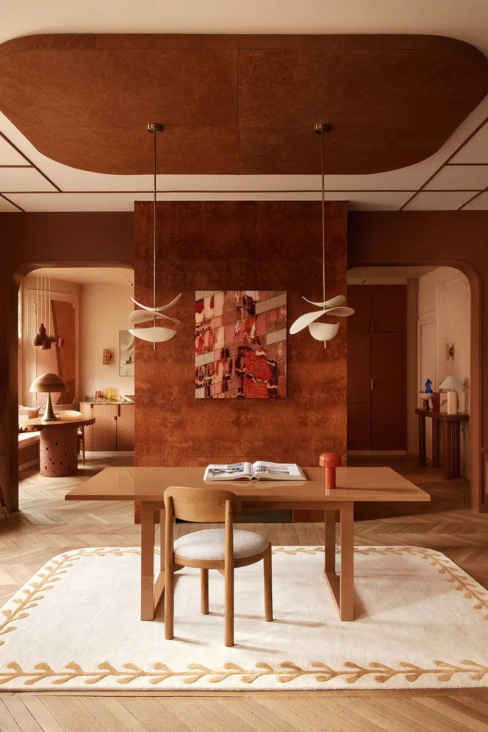 dinning room handmade rug