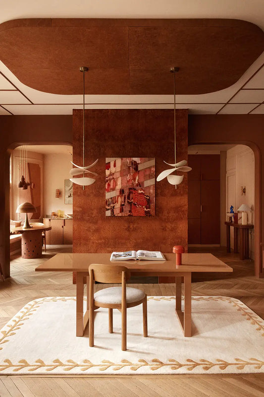 dinning room handmade rug