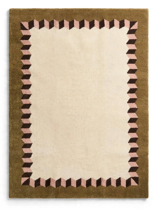 aurellia hand tufted area rug made with indian wool