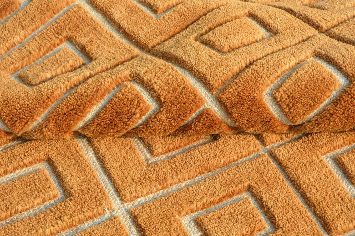 auric hand knotted wool carpet