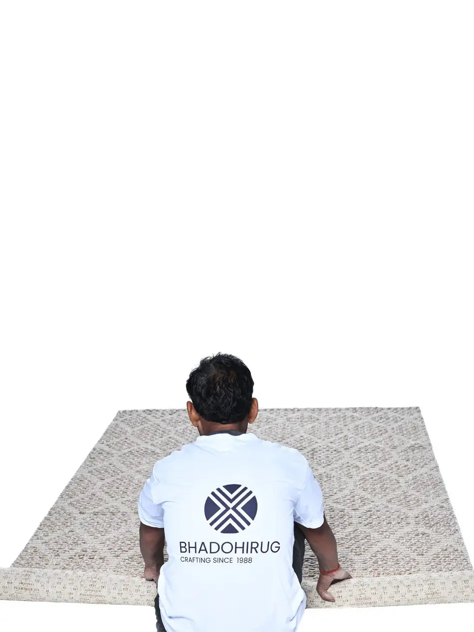 bhadohirug natural jute rug