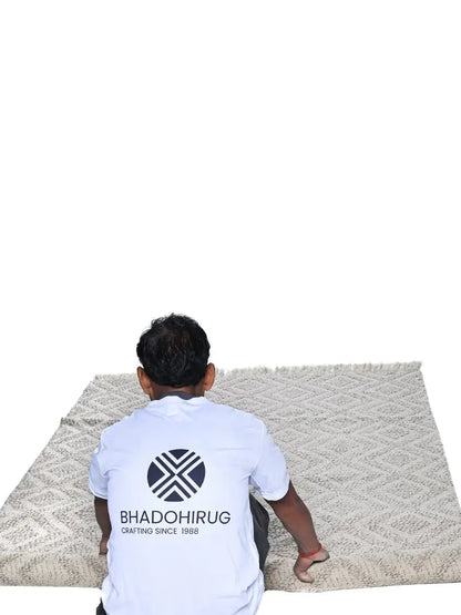 handmade bhadohi rug