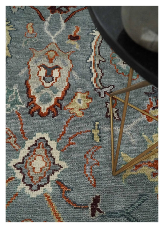 tradirional rug in living room